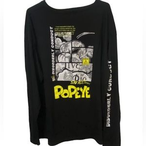 Nice POPEYE High End Long Sleeve 3XL Men’s T-Shirt MINTY Disorderly Conduct
